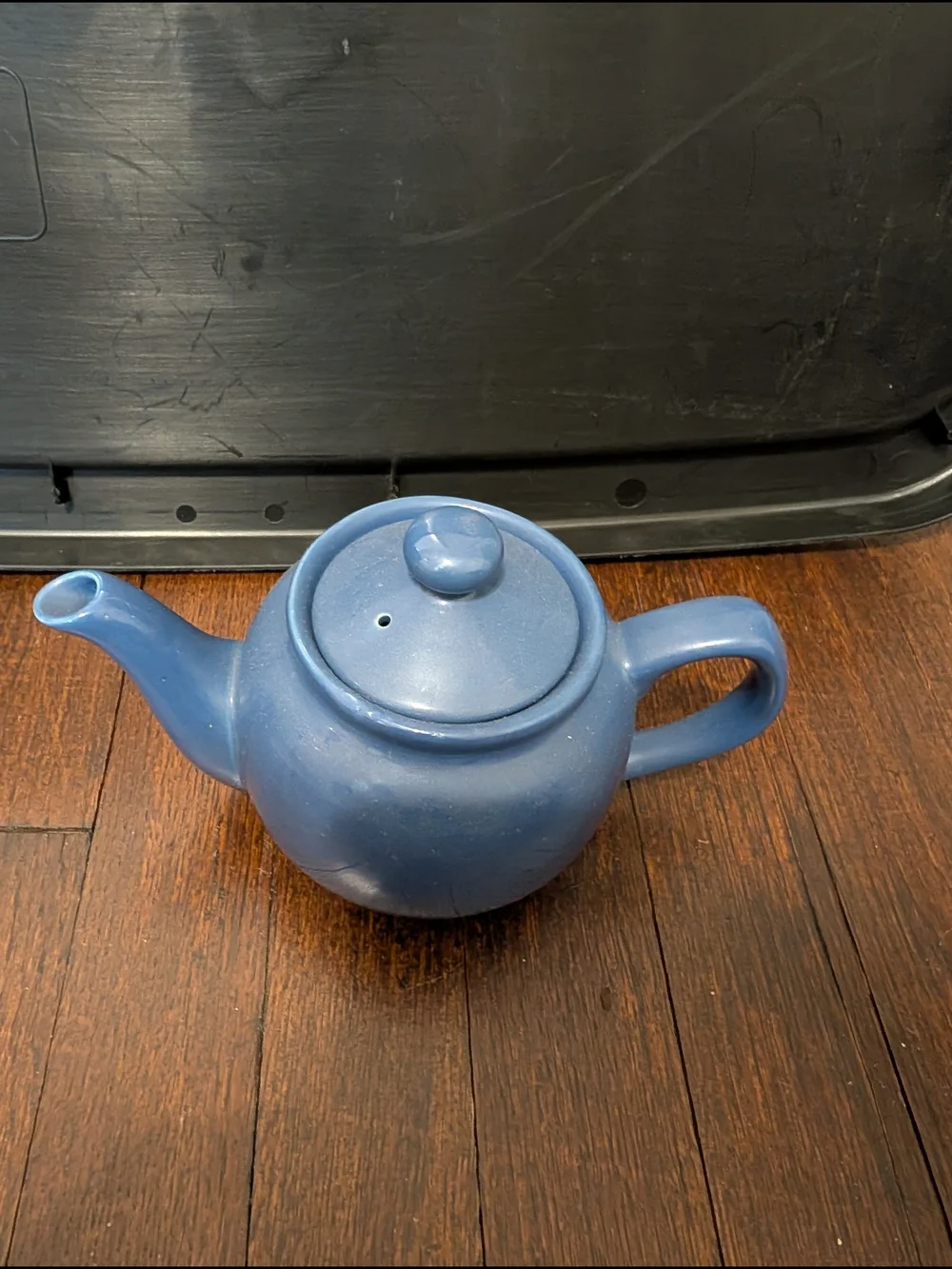 Blue Ceramic Teapot with Lid